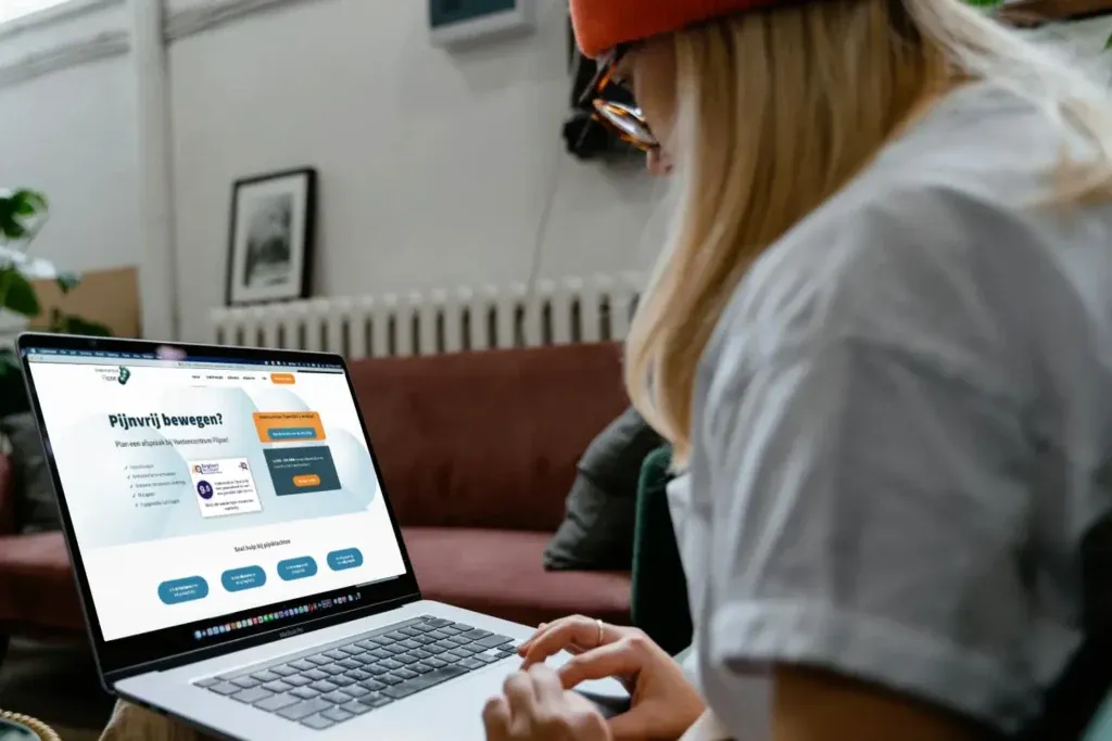 WordPress webdesign Voetencentrum Flipse