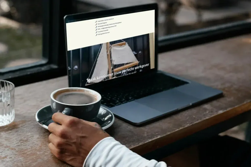 WordPress webdesign vacatures Wisselingh Minimalistisch WordPress webdesign voor Wisselingh Partnership