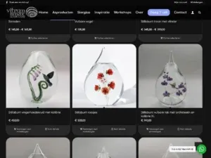 websshop sfeervolle etalage Vitrum Limax